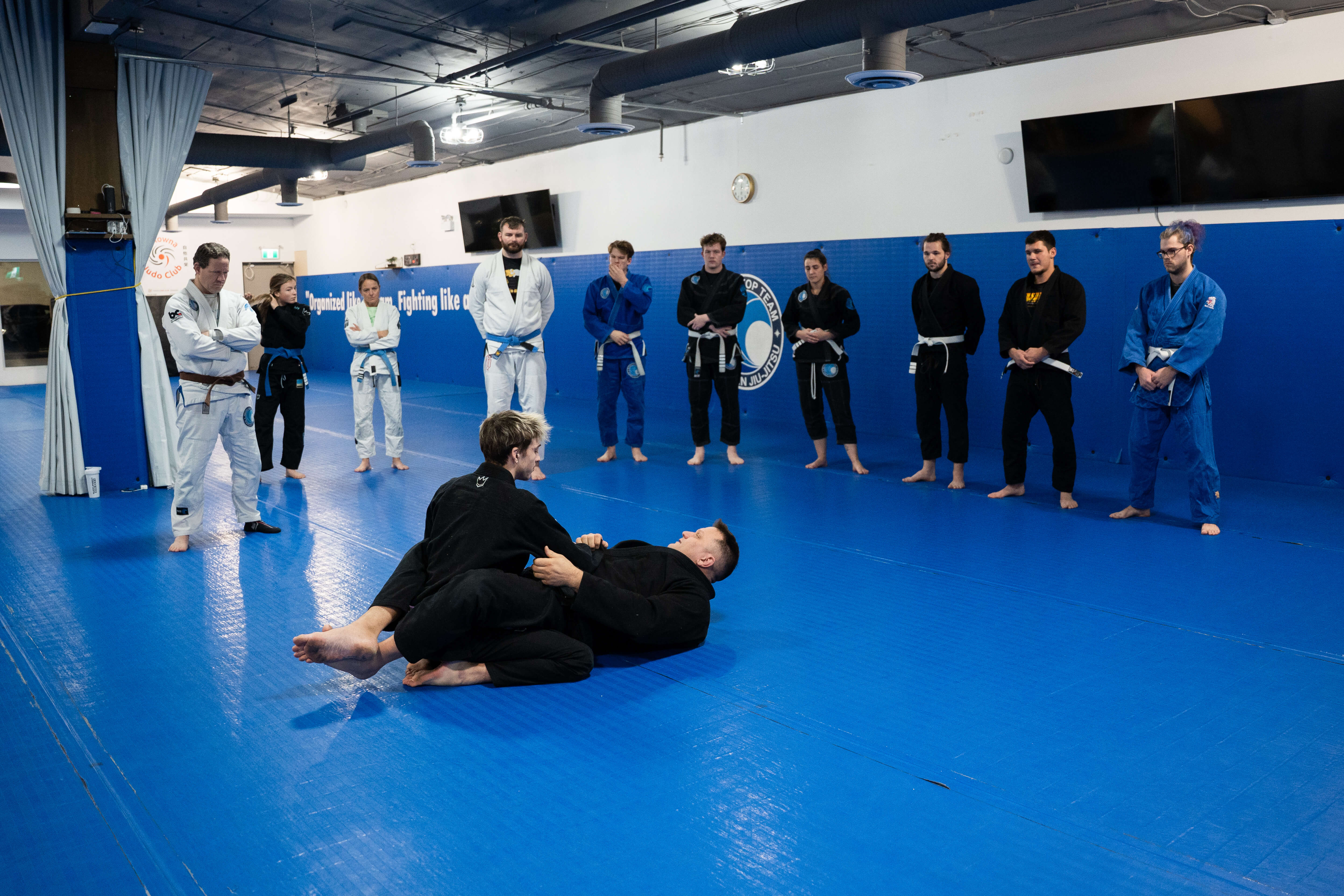 Group class training at Pacific Top Team Kelowna